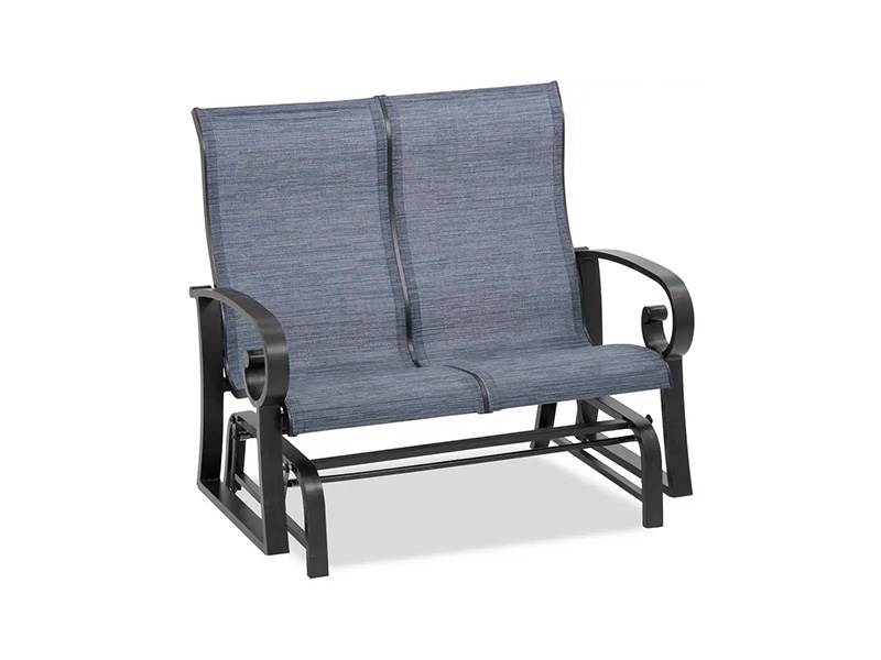 Solstice Aluminium Patio Sling Loveseat Klider
