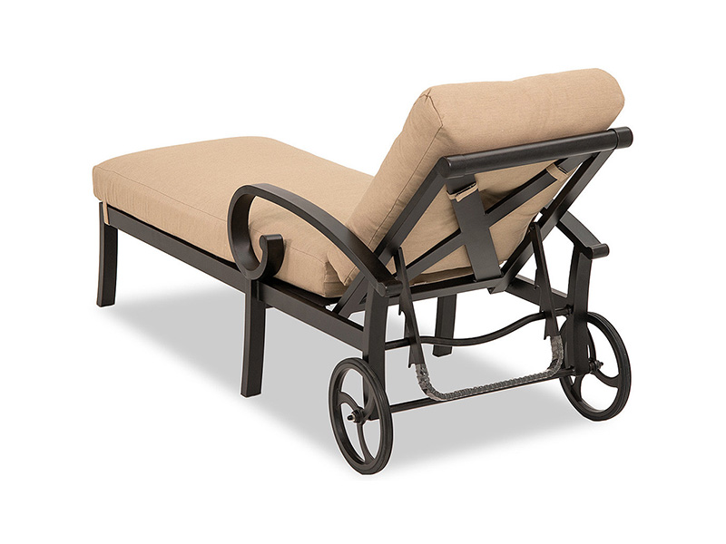 Solstice Aluminium with Cushions Chaise Lounge